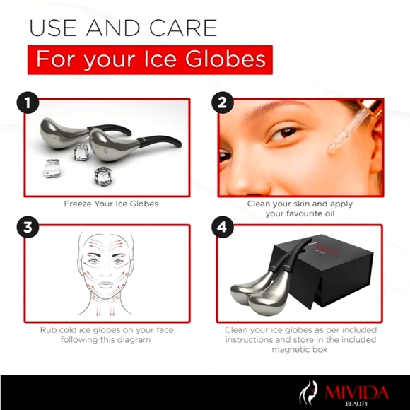 Mivida Beauty Ice Globes for Facials - Picture 4 of 10